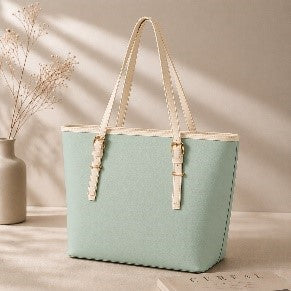 Mint & White Shoulder Bag