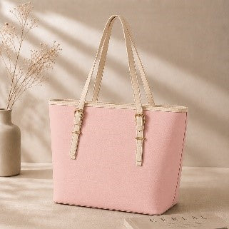 Pink & White Shoulder Bag