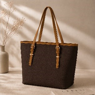 Brown & Mustard Shoulder Bag